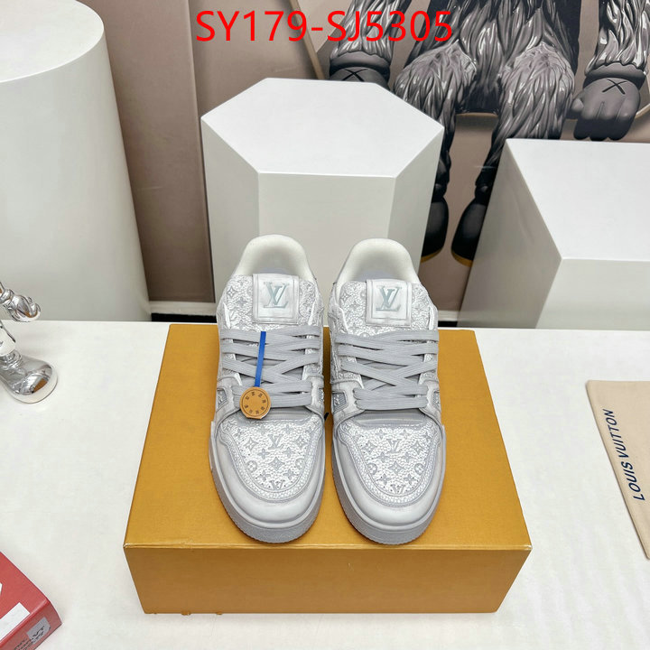 Men Shoes-LV where quality designer replica ID: SJ5305 $: 179USD