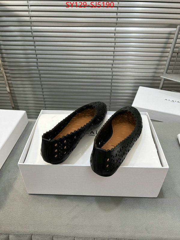 Women Shoes-ALAIA fake cheap best online ID: SJ5190 $: 129USD