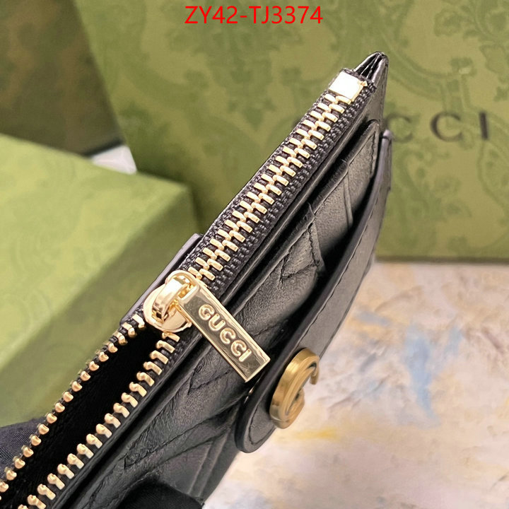 Gucci Bags(4A)-Wallet- how to buy replica shop ID: TJ3374 $: 42USD,