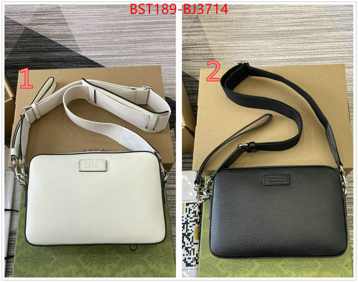 Gucci Bags(TOP)-Crossbody- perfect quality designer replica ID: BJ3714 $: 189USD,