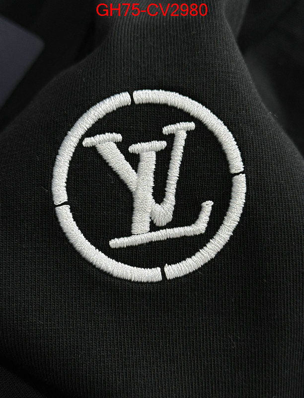 Clothing-LV shop cheap high quality 1:1 replica ID: CV2980 $: 75USD
