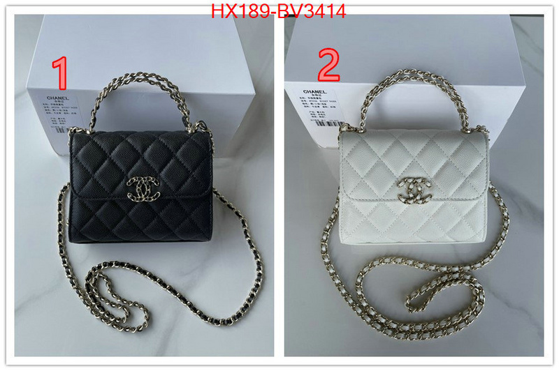 Chanel Bags(TOP)-Crossbody- high-end designer ID: BV3414 $: 189USD,