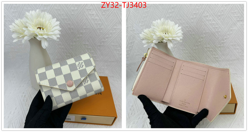 LV Bags(4A)-Wallet replica 1:1 ID: TJ3403 $: 32USD,