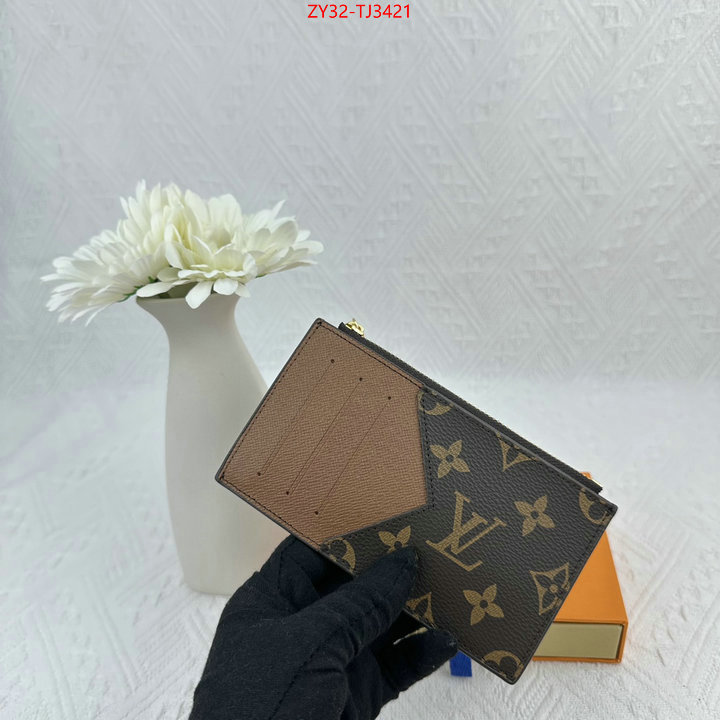 LV Bags(4A)-Wallet replica sale online ID: TJ3421 $: 32USD,