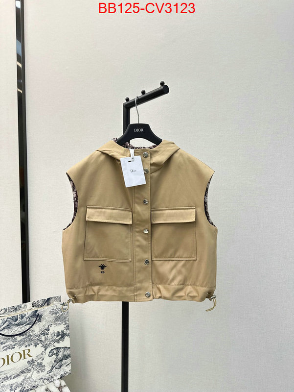 Clothing-Dior high quality ID: CV3123 $: 125USD