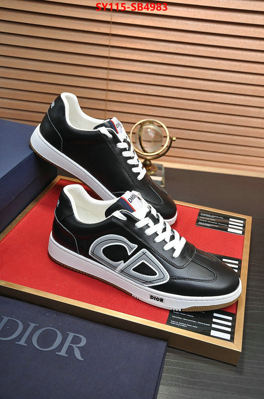 Men shoes-Dior perfect quality designer replica ID: SB4983 $: 115USD