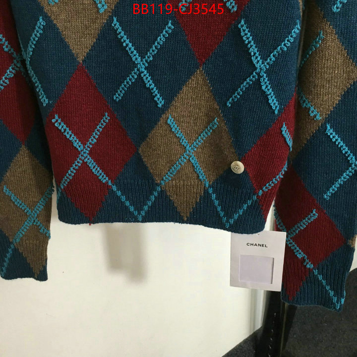 Clothing-Chanel 2024 aaaaa replica 1st copy ID: CJ3545 $: 119USD