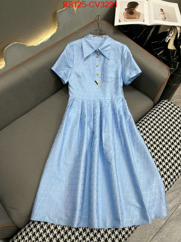 Clothing-Valentino what best designer replicas ID: CV3221 $: 125USD