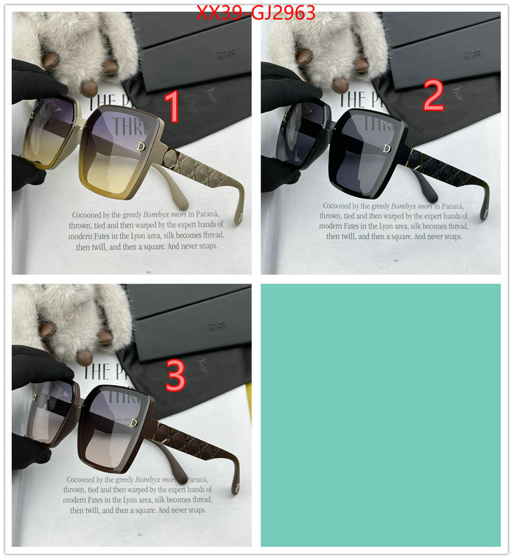 Glasses-Dior best website for replica ID: GJ2963 $: 39USD