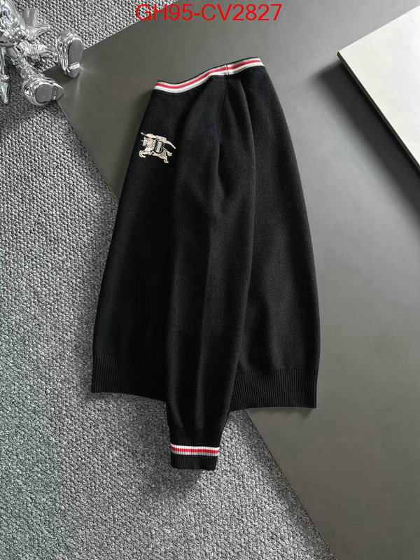 Clothing-Burberry designer fake ID: CV2827 $: 95USD