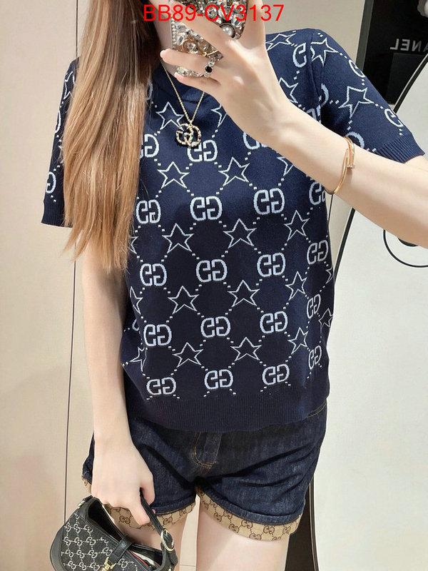 Clothing-Gucci shop designer replica ID: CV3137 $: 89USD