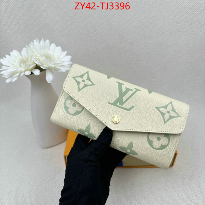 LV Bags(4A)-Wallet luxury 7 star replica ID: TJ3396 $: 42USD,