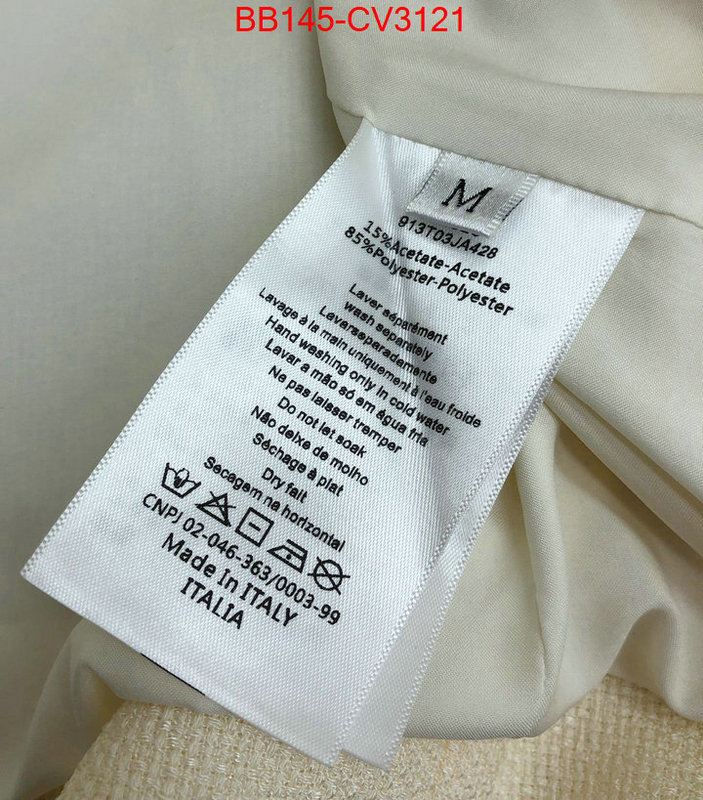 Clothing-Dior luxury cheap replica ID: CV3121 $: 145USD