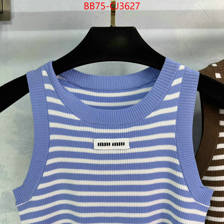 Clothing-MIU MIU 2024 luxury replicas ID: CJ3627 $: 75USD