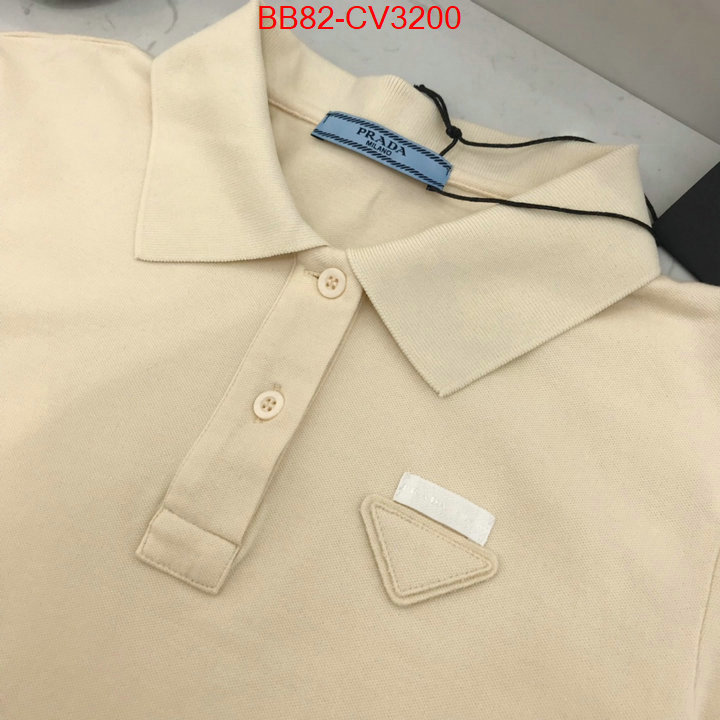 Clothing-Prada aaaaa class replica ID: CV3200 $: 82USD