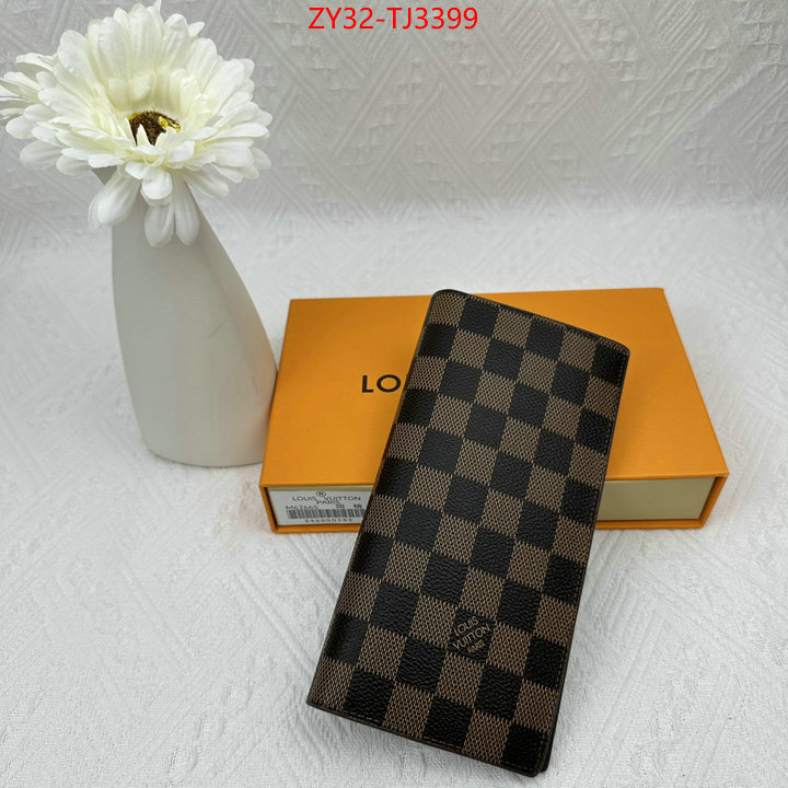 LV Bags(4A)-Wallet what's the best to buy replica ID: TJ3399 $: 32USD,