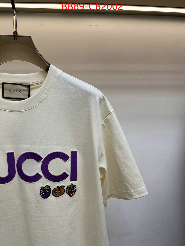 Clothing-Gucci replica aaaaa+ designer ID: CB2002 $: 89USD