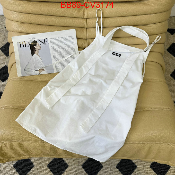 Clothing-MIU MIU can you buy replica ID: CV3174 $: 89USD