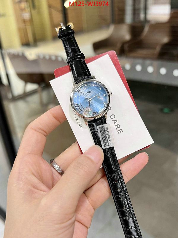 Watch(4A)-Chanel how to buy replcia ID: WJ3974 $: 125USD