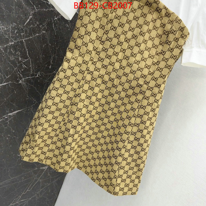 Clothing-Gucci buy 1:1 ID: CB2007 $: 129USD