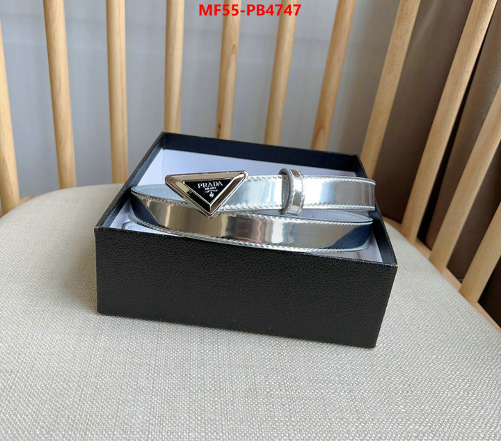 Belts-Prada 7 star quality designer replica ID: PB4747 $: 55USD