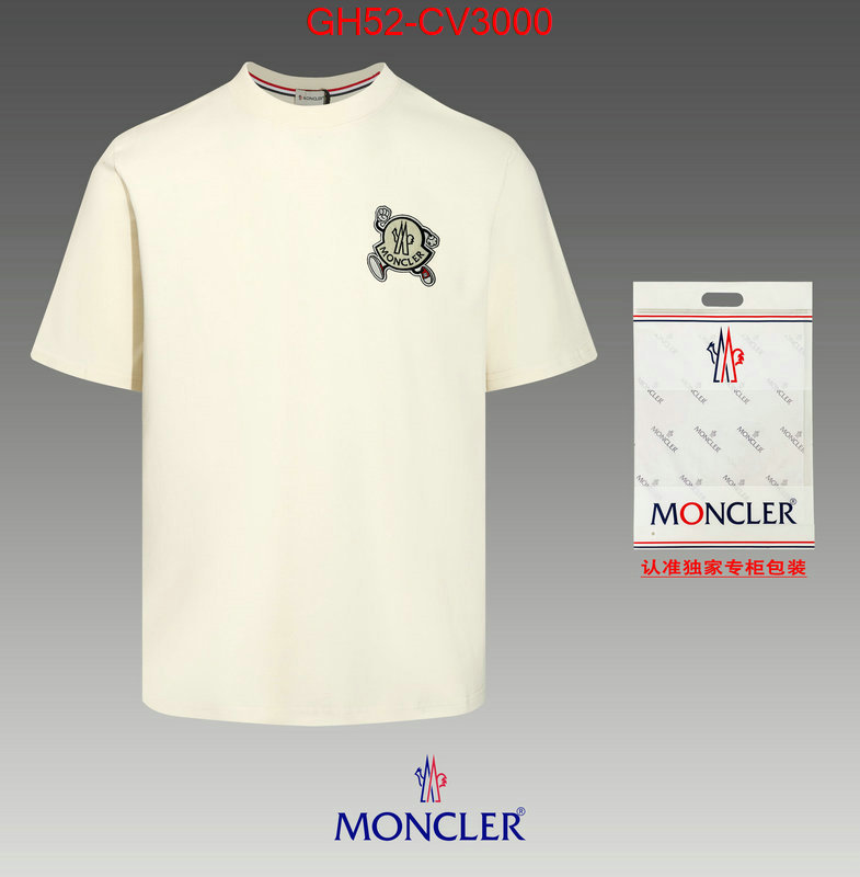 Clothing-Moncler 2024 perfect replica designer ID: CV3000 $: 52USD