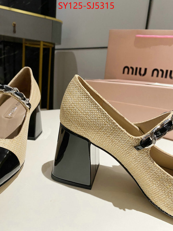 Women Shoes-Miu Miu luxury fake ID: SJ5315 $: 125USD