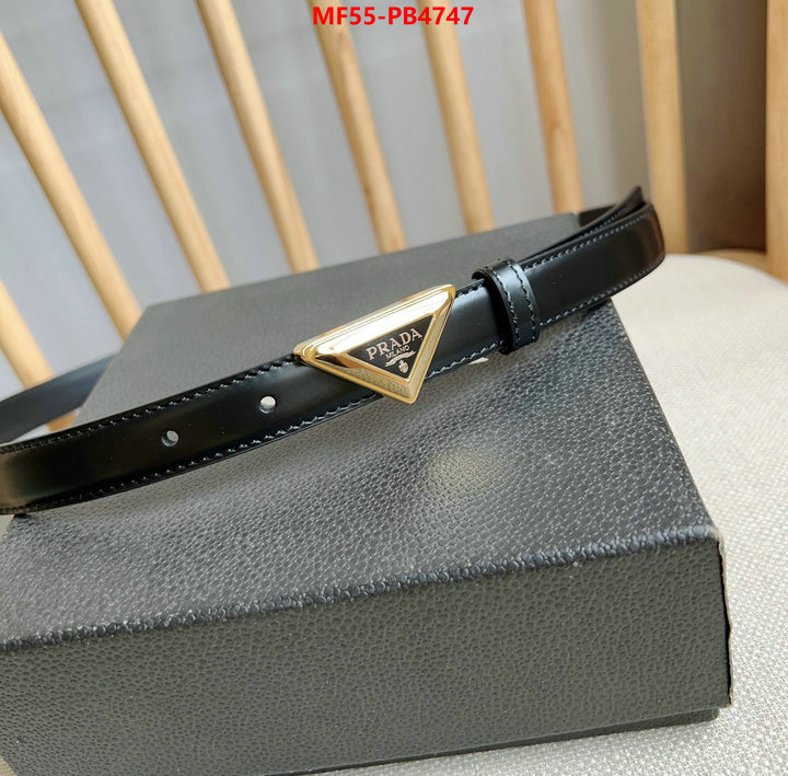 Belts-Prada 7 star quality designer replica ID: PB4747 $: 55USD