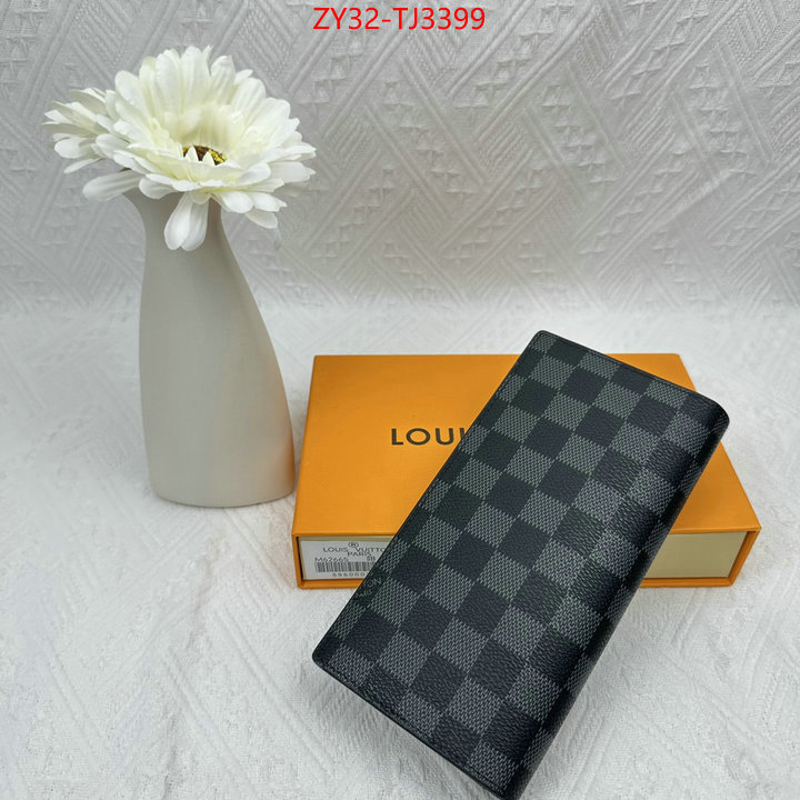 LV Bags(4A)-Wallet what's the best to buy replica ID: TJ3399 $: 32USD,