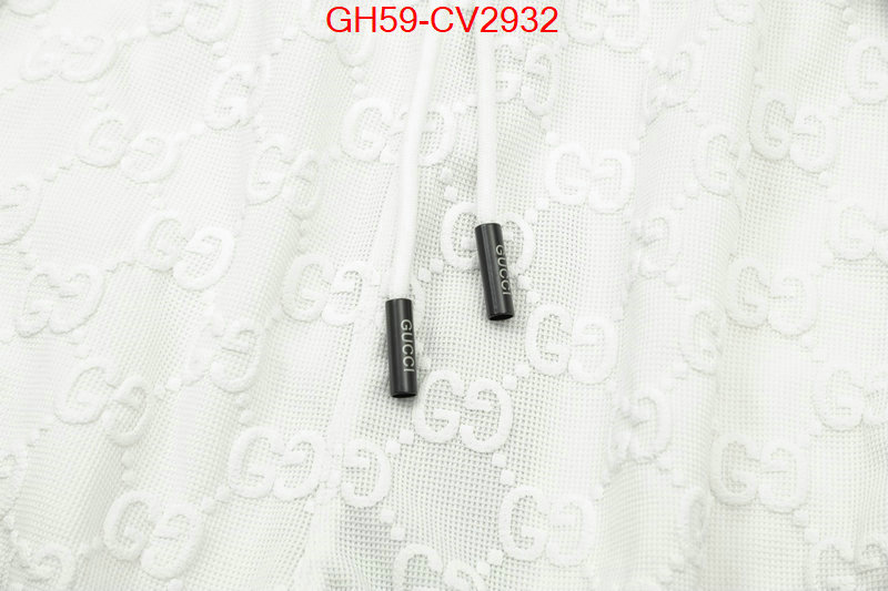 Clothing-Gucci wholesale replica shop ID: CV2932 $: 59USD