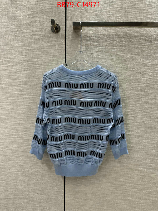 Clothing-MIU MIU top fake designer ID: CJ4971 $: 79USD