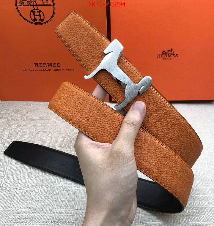 Belts-Hermes top quality fake ID: PJ3894 $: 72USD