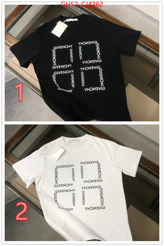 Clothing-Givenchy exclusive cheap ID: CJ4362 $: 52USD