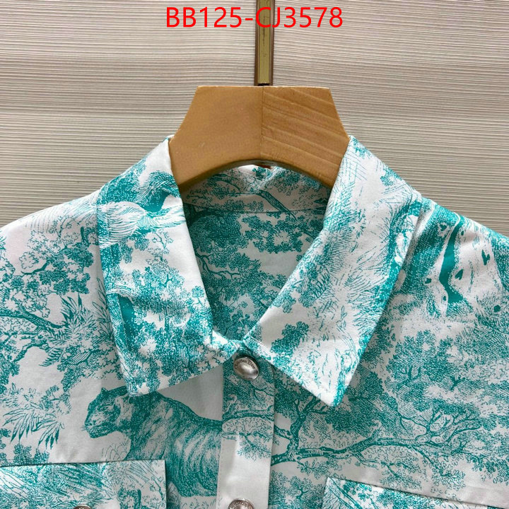 Clothing-Dior aaaaa class replica ID: CJ3578 $: 125USD