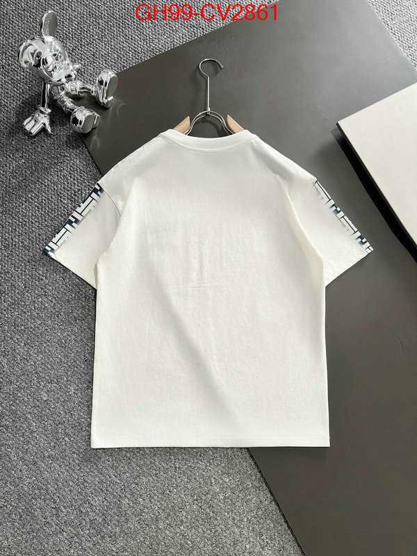 Clothing-Fendi brand designer replica ID: CV2861 $: 99USD
