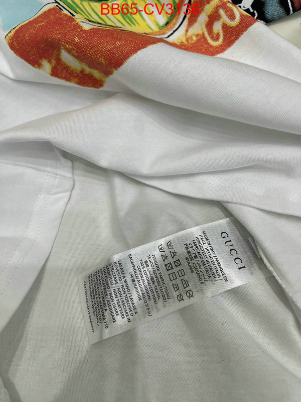 Clothing-Gucci online sale ID: CV3136 $: 65USD