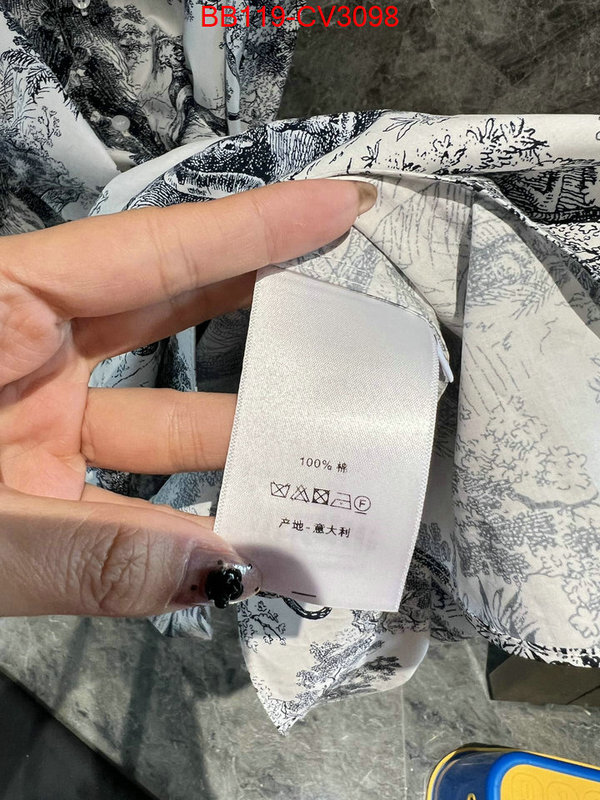 Clothing-Dior buy cheap replica ID: CV3098 $: 119USD