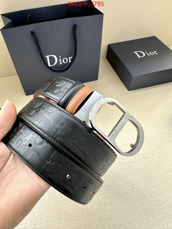 Belts-Dior top fake designer ID: PJ3795 $: 65USD