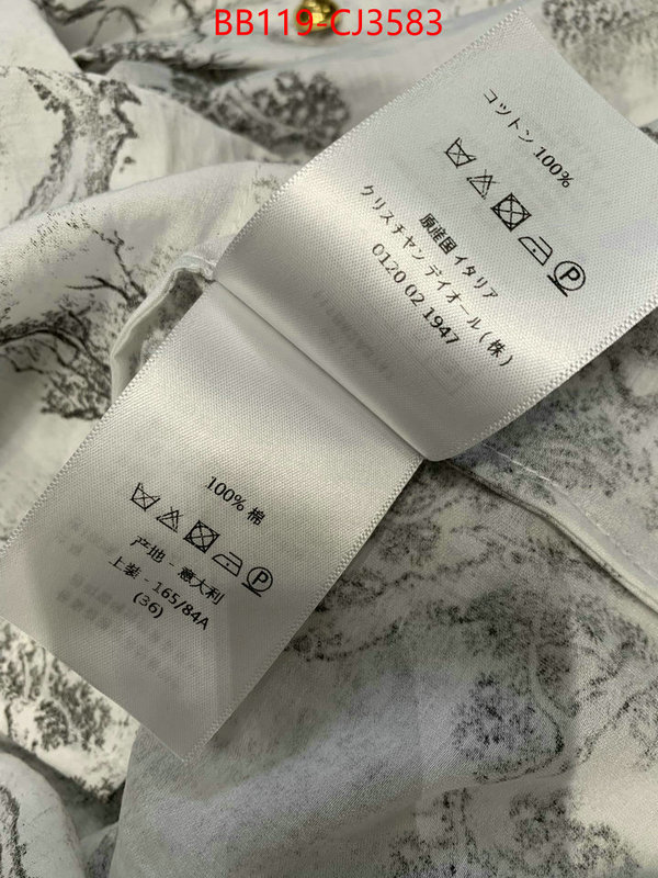 Clothing-Dior cheap wholesale ID: CJ3583 $: 119USD