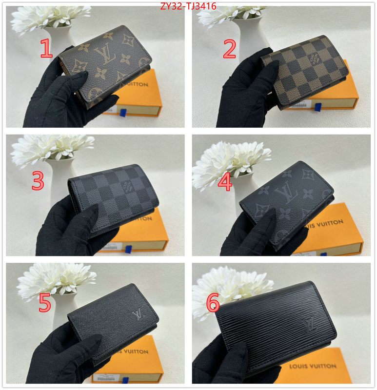 LV Bags(4A)-Wallet website to buy replica ID: TJ3416 $: 32USD,