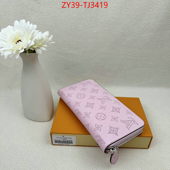 LV Bags(4A)-Wallet luxury fashion replica designers ID: TJ3419 $: 39USD,