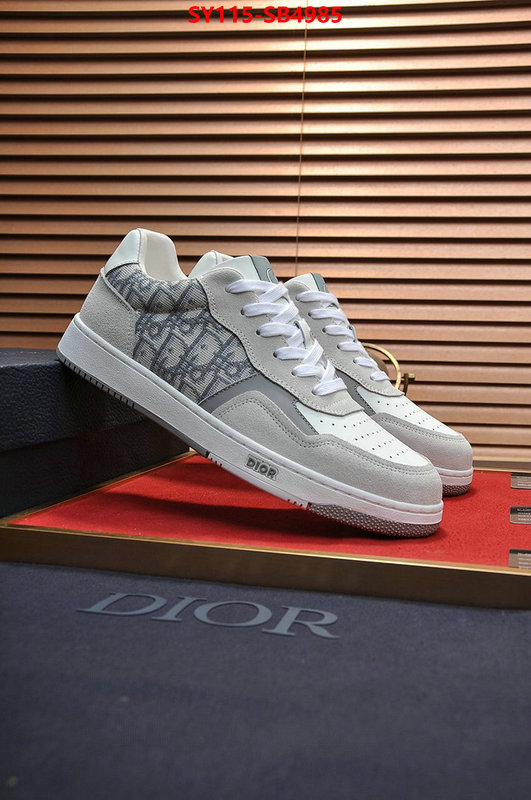 Men shoes-Dior best aaaaa ID: SB4985 $: 115USD