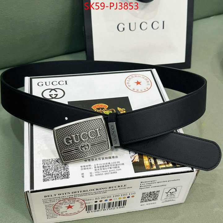 Belts-Gucci where to buy replicas ID: PJ3853 $: 59USD