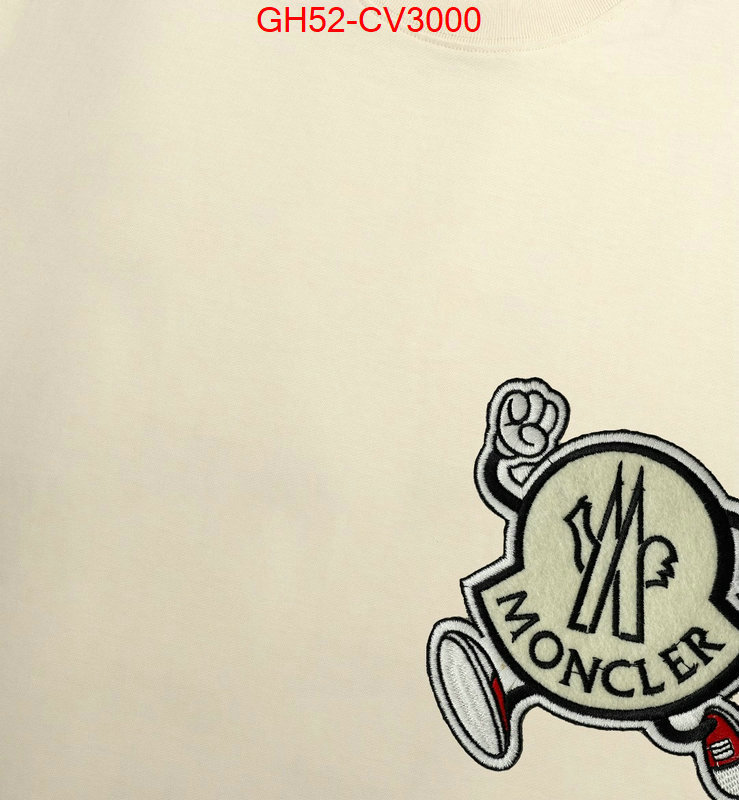 Clothing-Moncler 2024 perfect replica designer ID: CV3000 $: 52USD