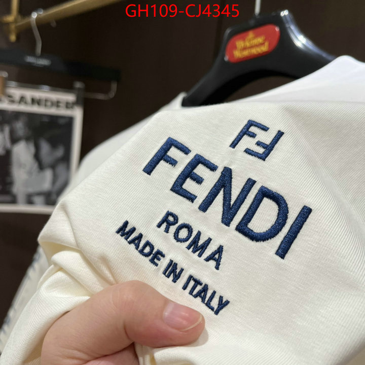 Clothing-Fendi replica aaaaa+ designer ID: CJ4345 $: 109USD