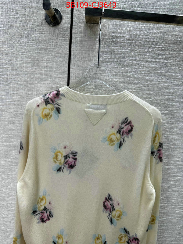 Clothing-Prada high-end designer ID: CJ3649 $: 109USD
