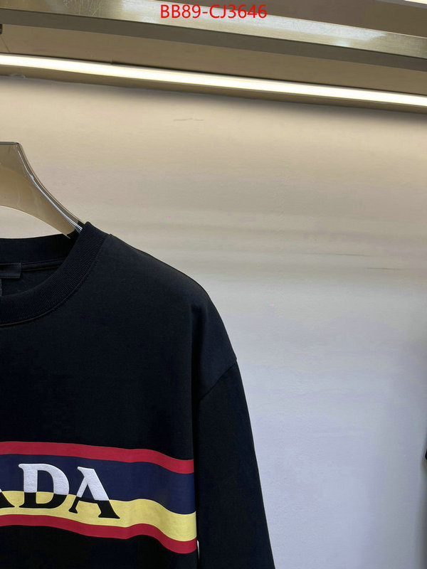 Clothing-Prada best wholesale replica ID: CJ3646 $: 89USD