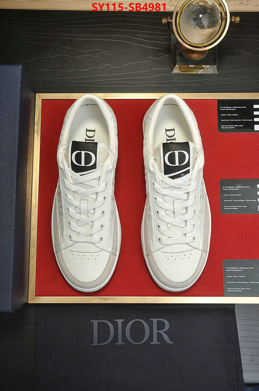 Men shoes-Dior designer 1:1 replica ID: SB4981 $: 115USD