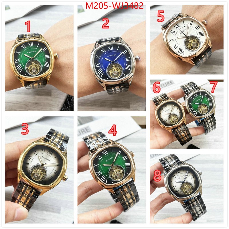 Watch(TOP)-Cartier top fake designer ID: WJ3482 $: 205USD