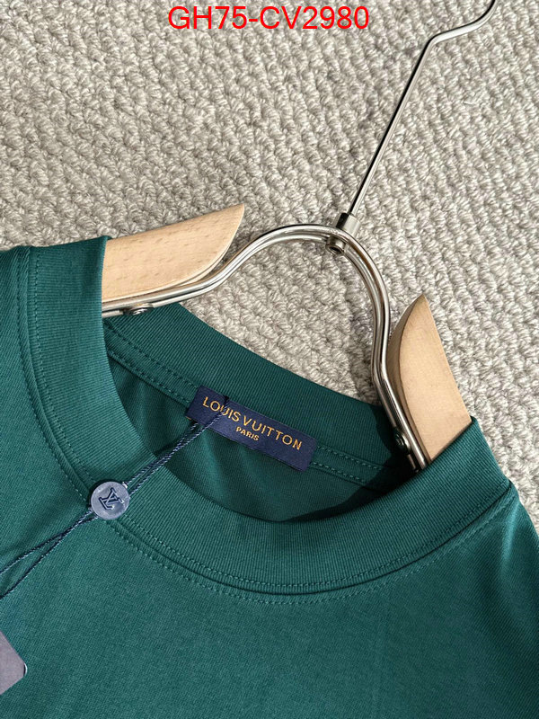 Clothing-LV shop cheap high quality 1:1 replica ID: CV2980 $: 75USD